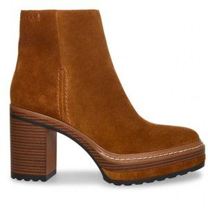 SIZE 9 - STEVE MADDEN SHIANYA SUEDE BROWN BOOTS